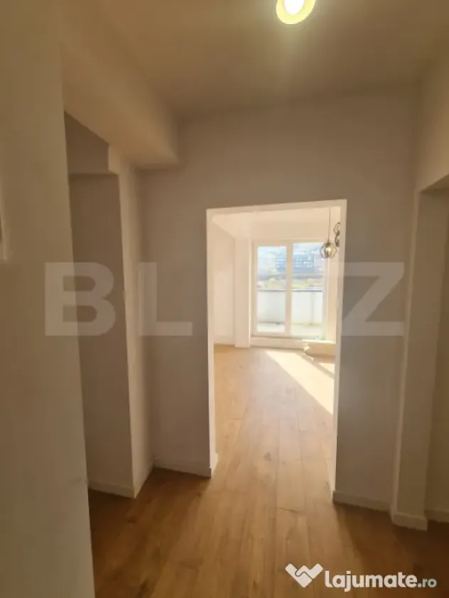 Apartament semidecomandat, 52 mp utili, zona Terra
