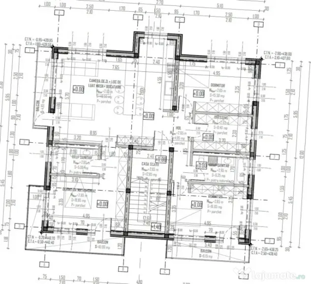 Apartament 4 camere, 123 mp, Terasa 21 mp, Dressing, Zona Ca