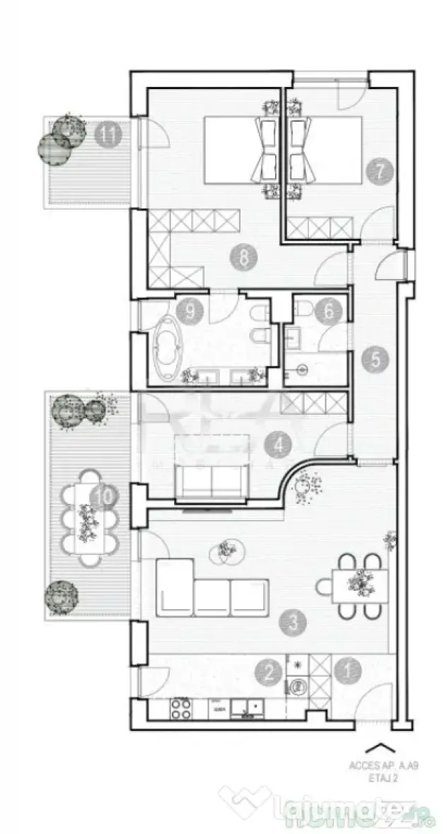 Apartament 4 camere , Green Lake, Grivita