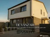 Duplex modern cu grădină și două locuri de parcare 