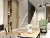 Duplex modern cu grădină și două locuri de parcare 