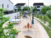 Duplex modern cu grădină și două locuri de parcare 