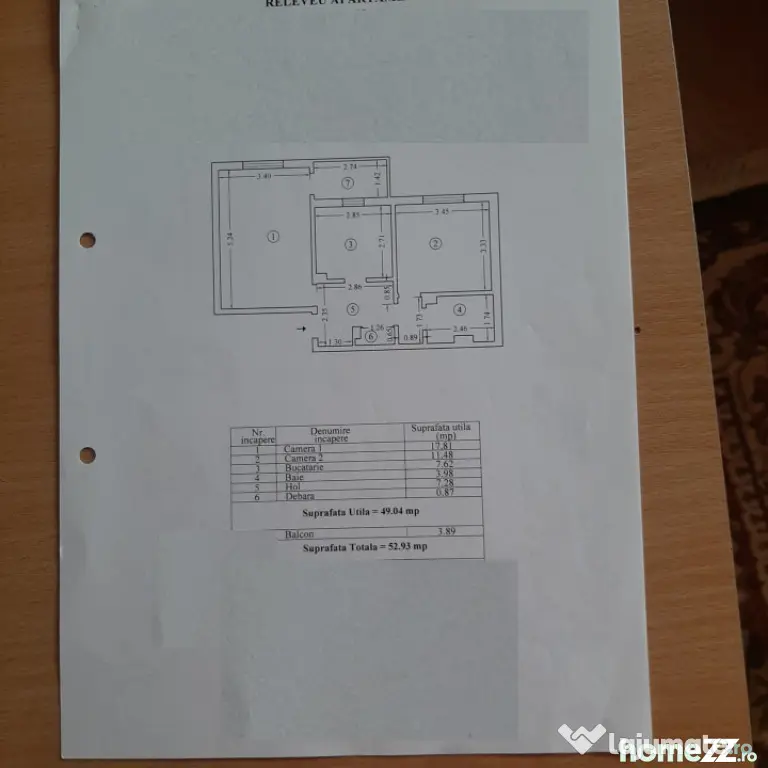 Apartament 2 camere de vanzare - Aurel Vlaicu | Constanta - Constanta (Constanta)