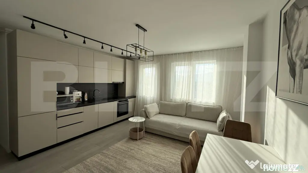 Apartament de 3 camere, modern, parcare, zona Somesului - Floresti (Cluj)