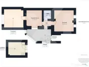 Casă 3 camere, curte comună, Stadion CFR, cart. Gruia, Clu 