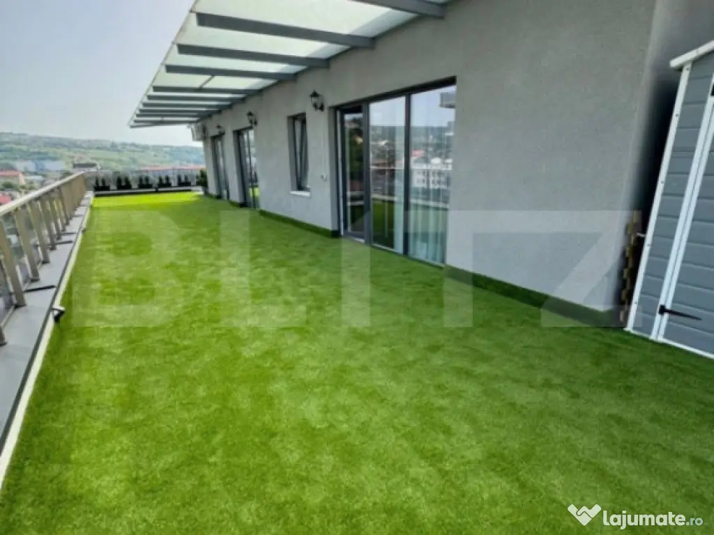 Apartament la cheie, 3 camere, 73 mp, 143 mp terasa, parcare