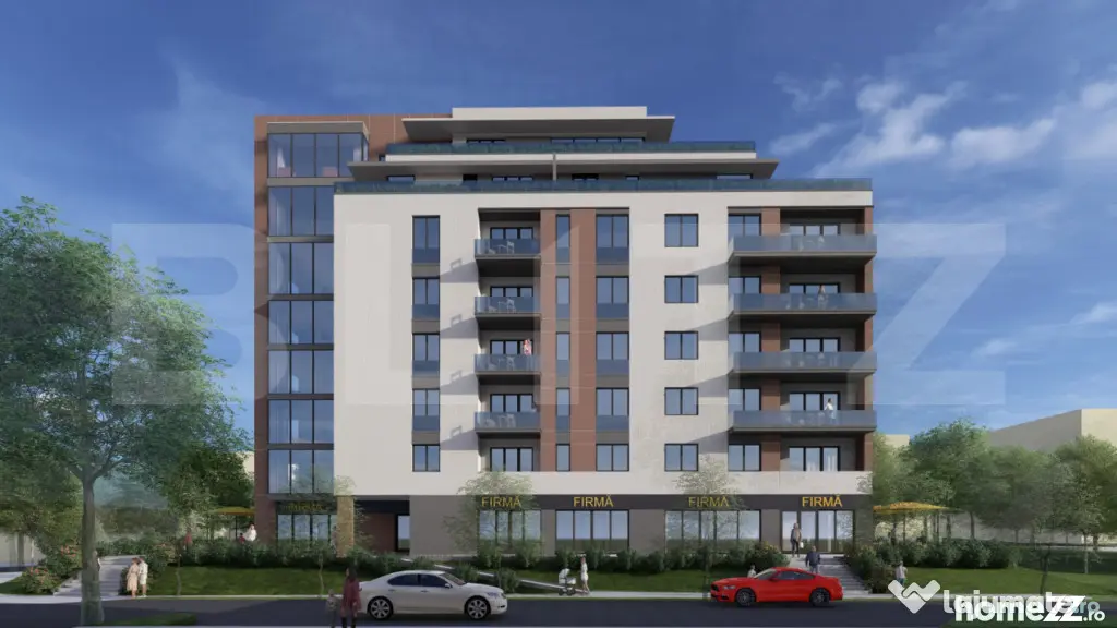 Apartament cu 2 camere, 56 mp, bloc nou - zona Andrei Muresa - Cluj-Napoca (Cluj)