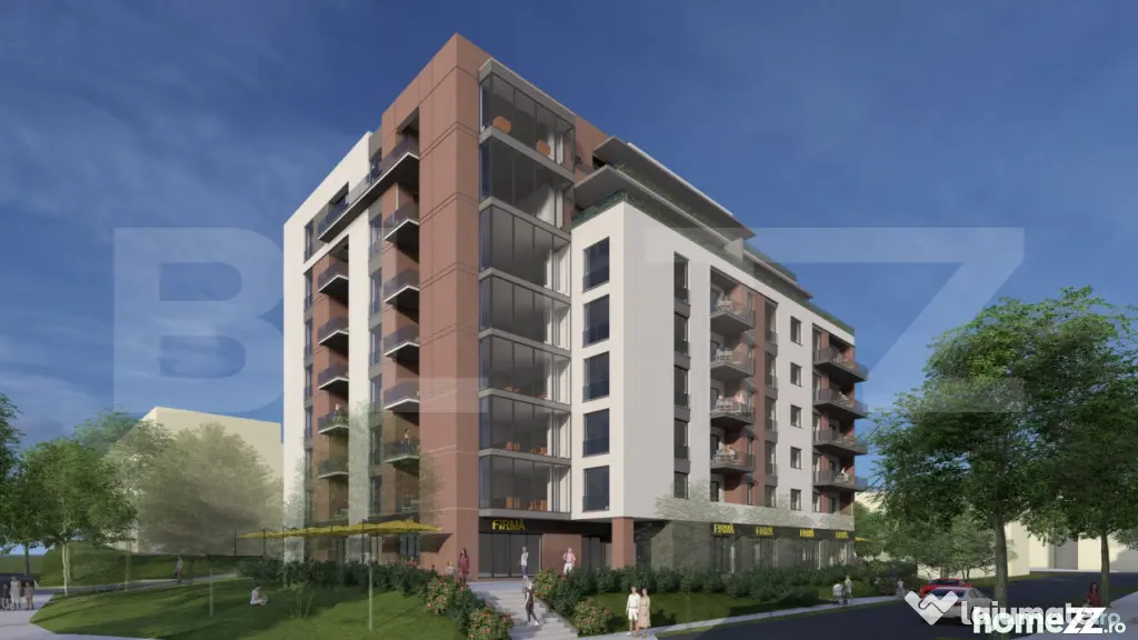 Apartament cu 2 camere, 56 mp, bloc nou - zona Andrei Muresa - Cluj-Napoca (Cluj)
