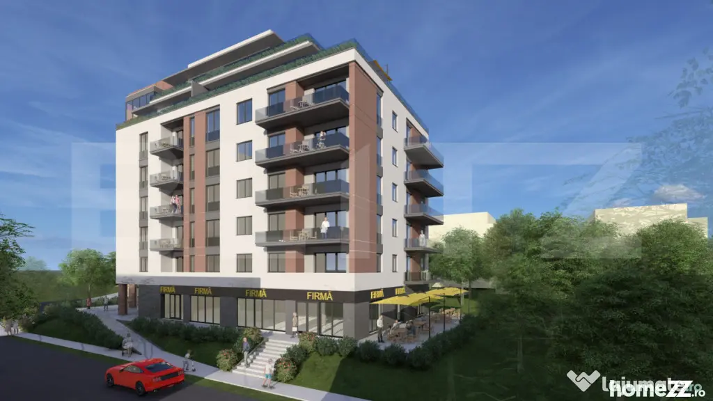 Apartament cu 2 camere, 56 mp, bloc nou - zona Andrei Muresa - Cluj-Napoca (Cluj)