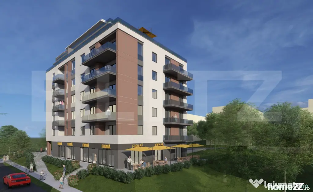 Apartament cu 2 camere, 56 mp, bloc nou - zona Andrei Muresa - Cluj-Napoca (Cluj)