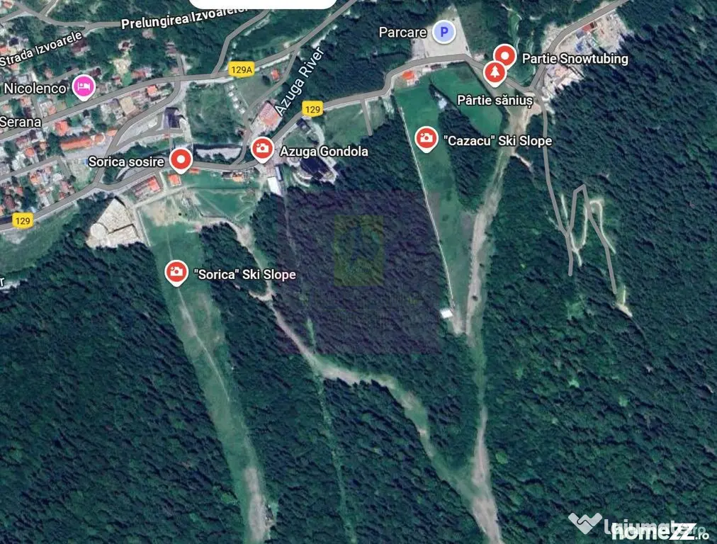 Teren de vanzare la Azuga la Partia Cazacu