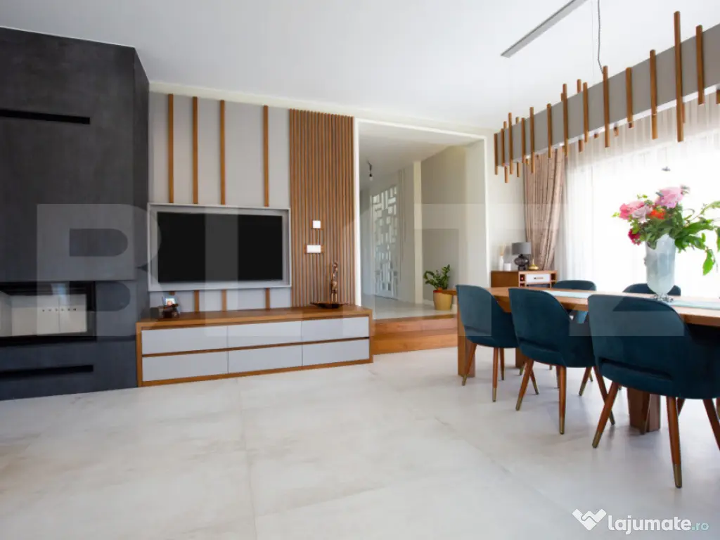 Casă modernă cu 4 dormitoare– Păulești, teren generos