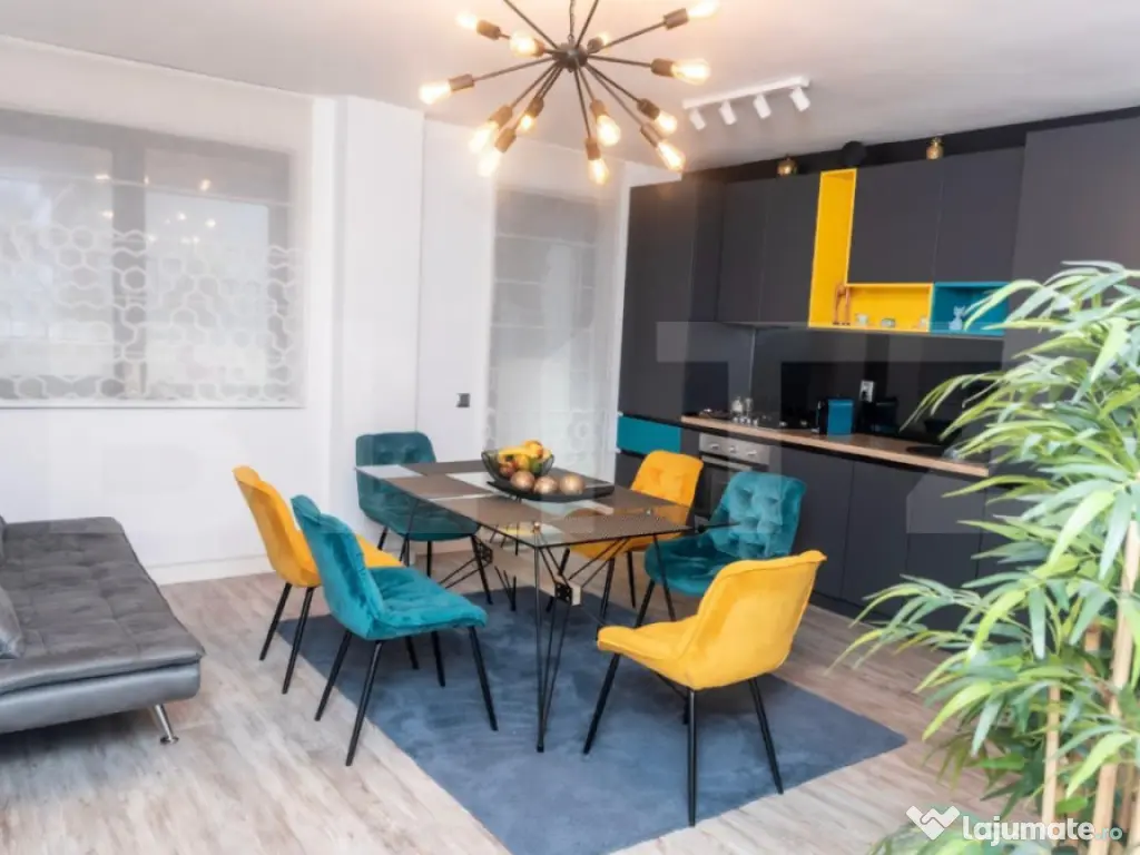 Apartament cu 3 camere, 60 mp, cu terasa de 37 mp si parcare