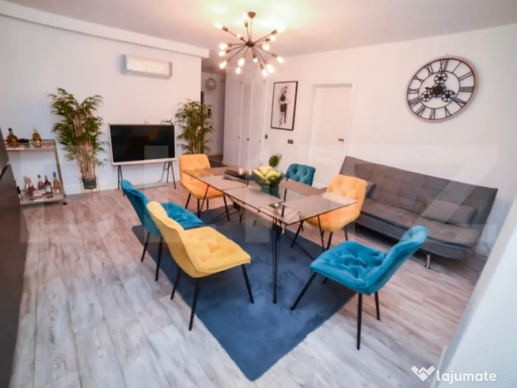 Apartament cu 3 camere, 60 mp, cu terasa de 37 mp si parcare
