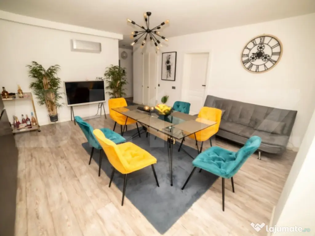 Apartament cu 3 camere, 60 mp, cu terasa de 37 mp si parcare