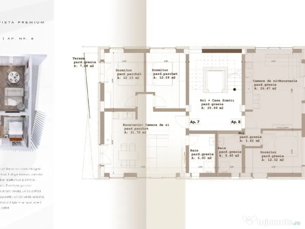 COMISION 0% - Apartamente cu 2 si 3 camere - Bdul Republicii 44
