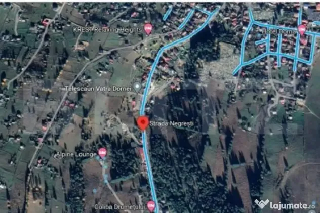 Teren intravilan, 2243 mp, zona Vatra Dornei