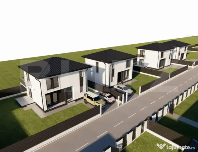 Casa moderna, materiale premium, 150 mp construiti, zona rez