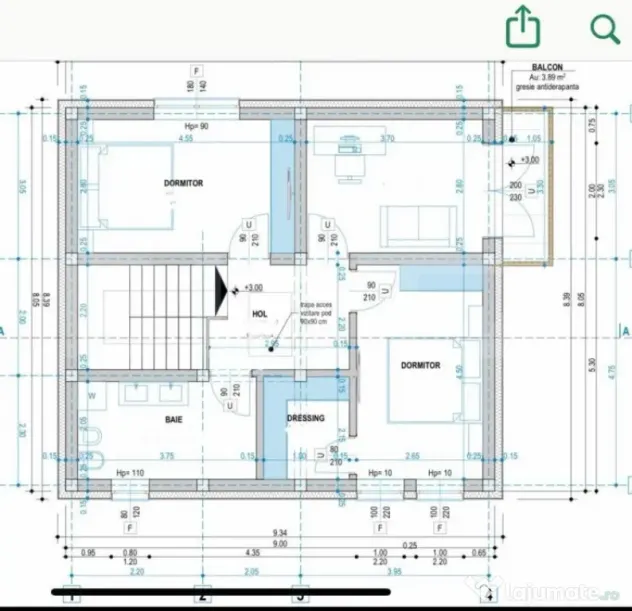 Casa moderna, materiale premium, 150 mp construiti, zona rez