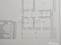 3 camere Sălăjan decomandat, centrală, an 2025, 86 mp
