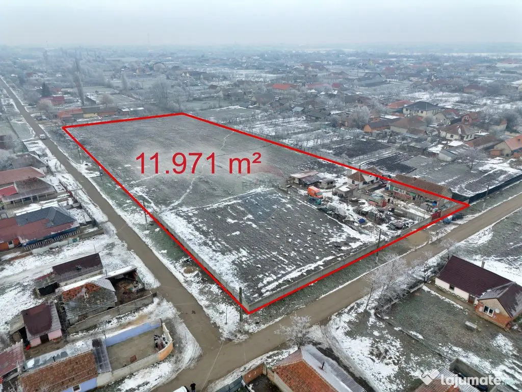 Teren intravilan de vânzare 11.971 mp, Șimand, jud. Arad