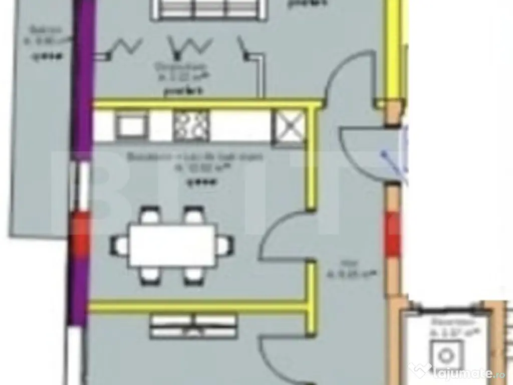 Apartament 2 camere, Decomandat, 57 mp, Imobil Nou, Zona Riv