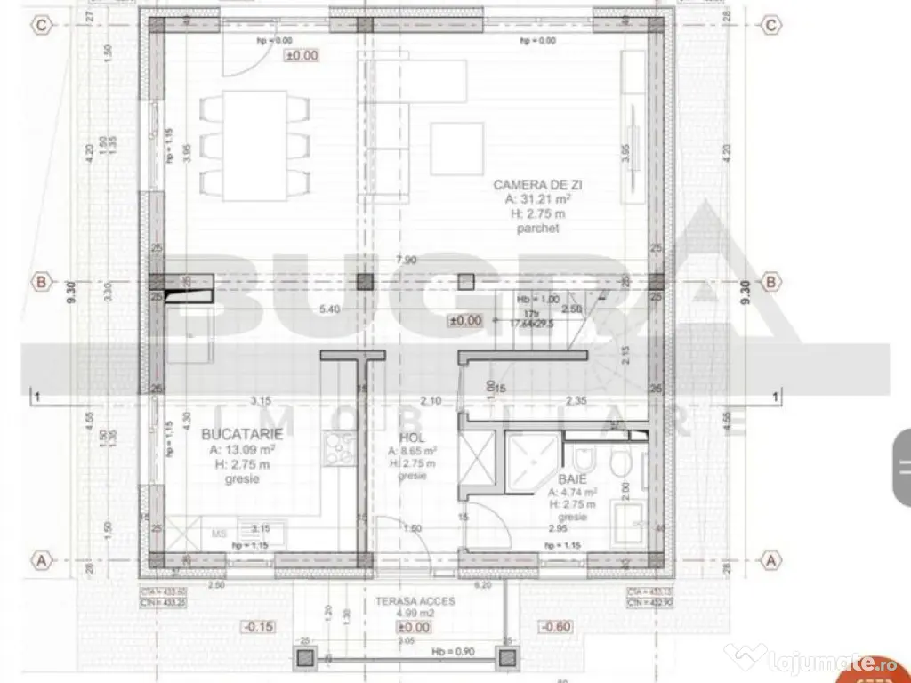Casa individuala 120 mp, teren 450, zona Dezmir