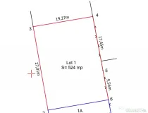 Teren intravilan, deschidere 27 m, 524 mp, zona Bariera Valc