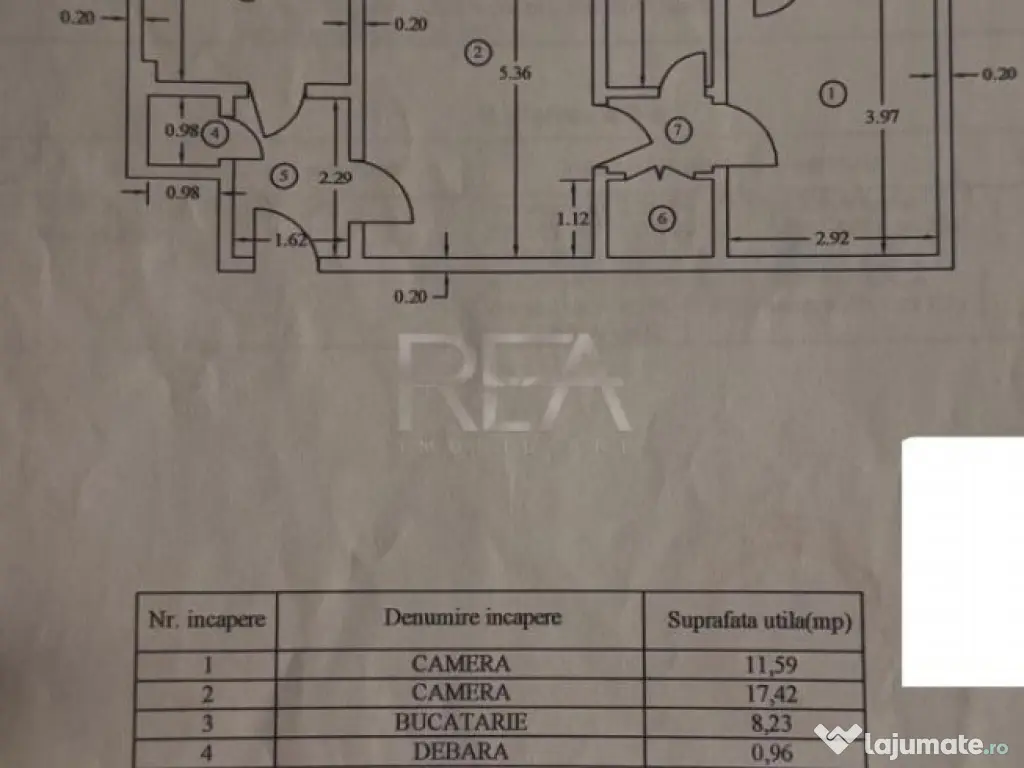 2 camere Titan/Parc IOR, an 1964, metrou, 52 mp