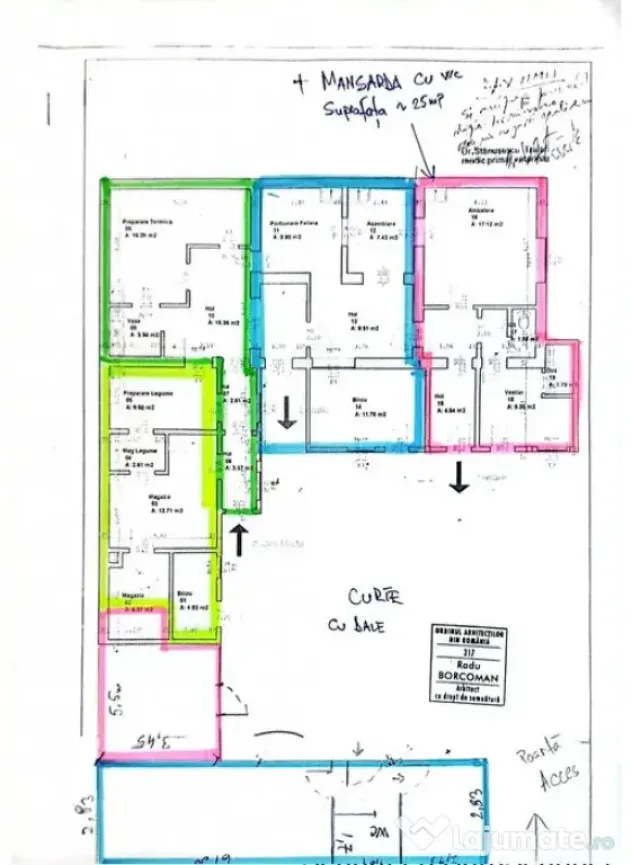 Casa si teren, 283 mp, teren 406 mp, zona Fabric