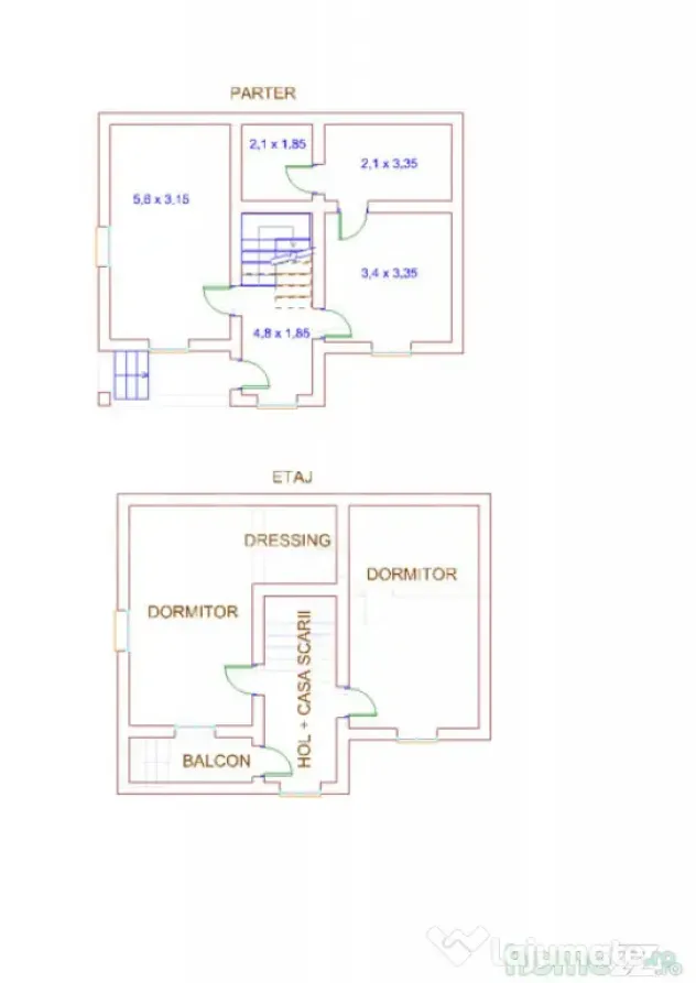 Casă individuală P+1, 96 mp utili, Buciumeni - Dealu Mare