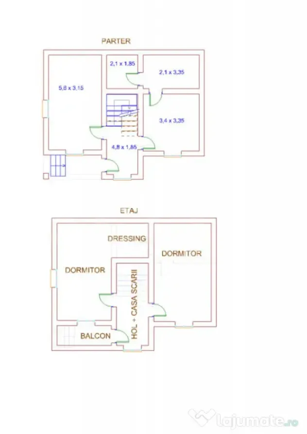 Casă individuală P+1, 96 mp utili, Buciumeni - Dealu Mare