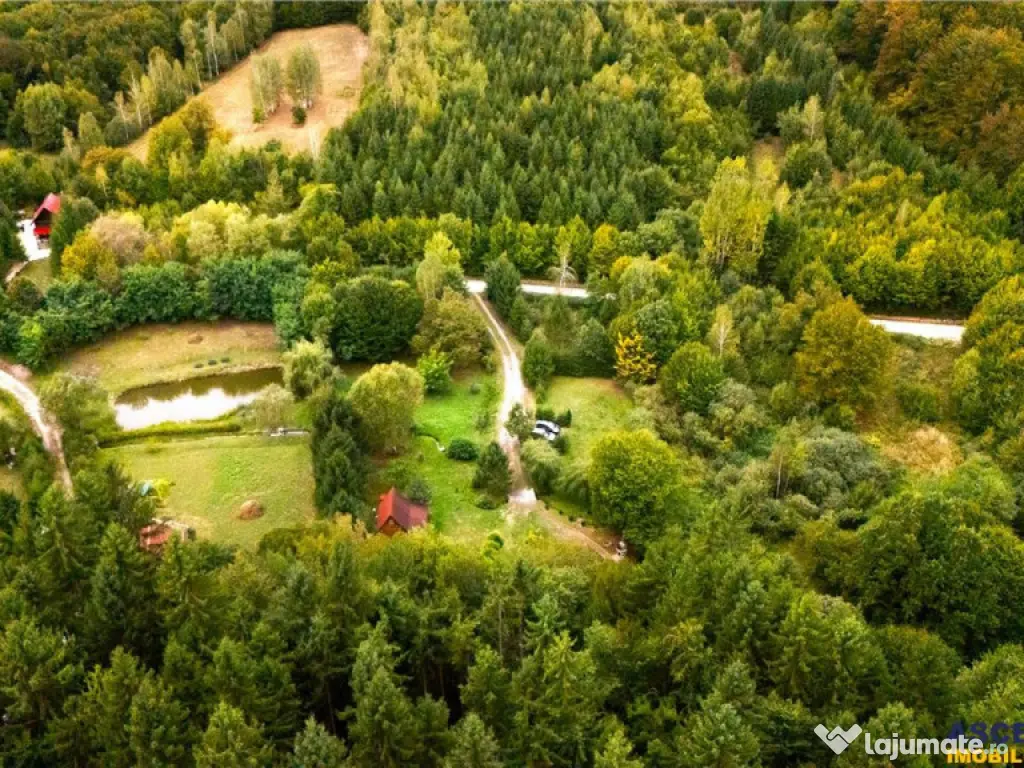 OFERTA REZERVATA!!Refugiu montan,cu 2100 mp domeniu verde,ar