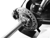 ATV electric NITRO ecoWarrior 1000W 48V 20Ah, roti 7 inch Rosu 