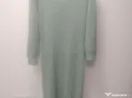 Rochie, culoare menta, tricotata, lunga