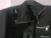 Geaca bomber scurta, pt. tineret cu fermoar pe diagonala 