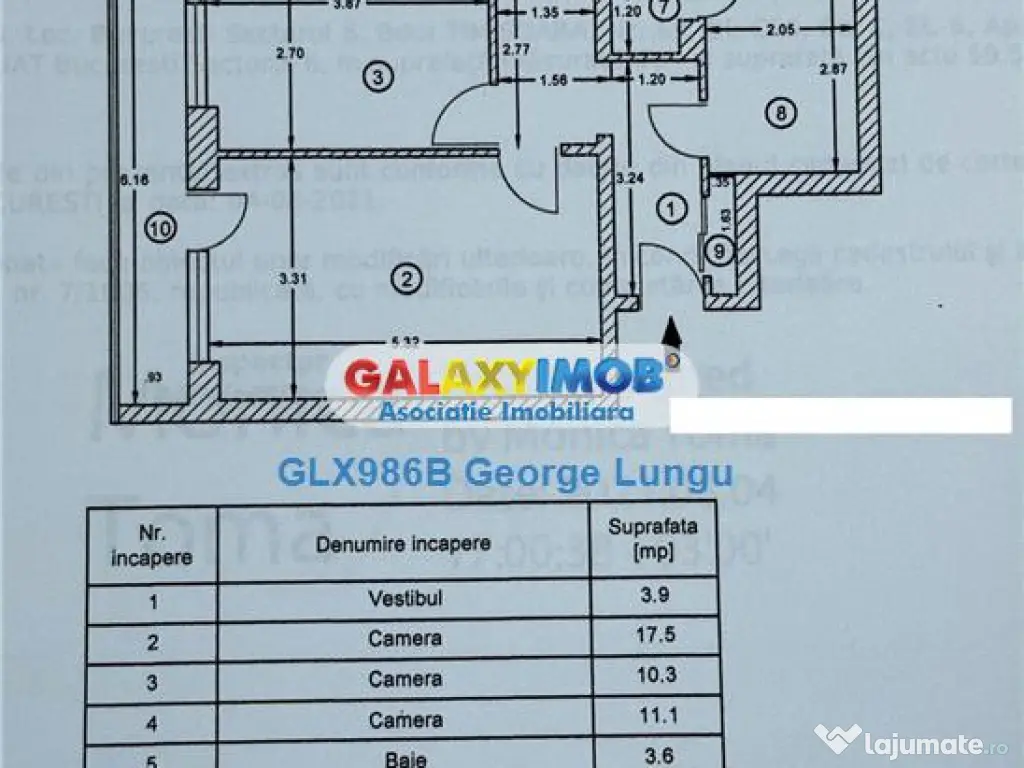 Apartament 3 camere decomandat Bld Timisoara Frigocom