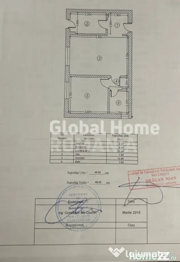 Apartament 2 camere 49MP | Baneasa | Loc de parcare | Mobila