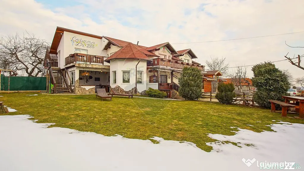 Cabana la Flo, 8 cam,P + M, teren 888 mp oportunitate de ...