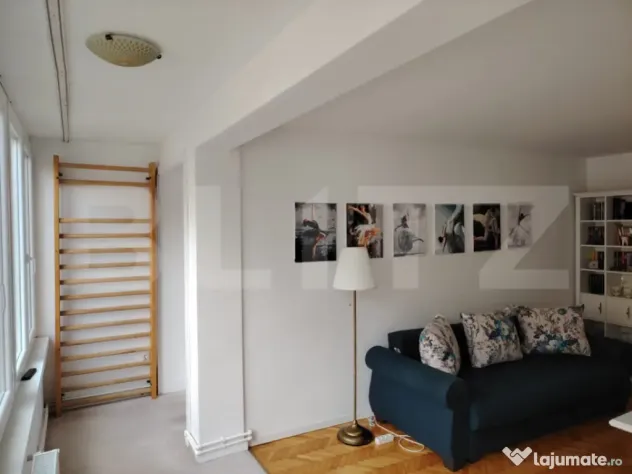 Apartament 2 camere cu curte, complet renovat & mobilat –