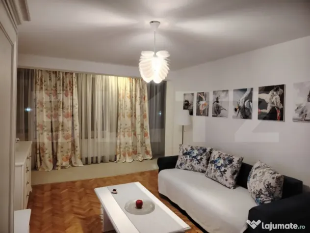 Apartament 2 camere cu curte, complet renovat & mobilat –