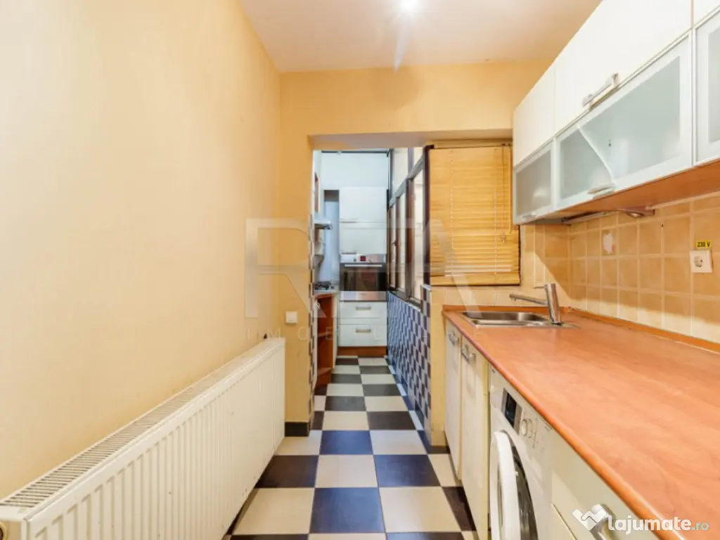 3 camere Unirii decomandat, et. 1, metrou,