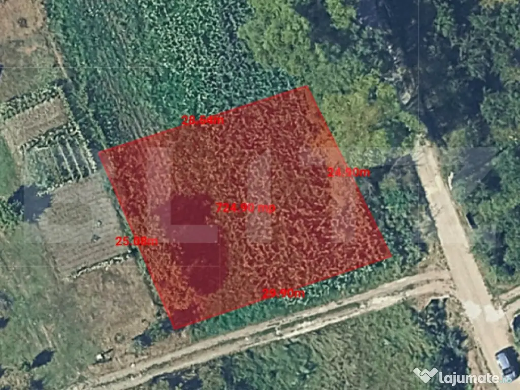 Teren intravilan 7,15 ari - construcție casă, zonă liniș