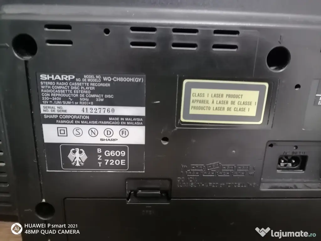 Dublu radiocasetofon SHARP WQ CH-800