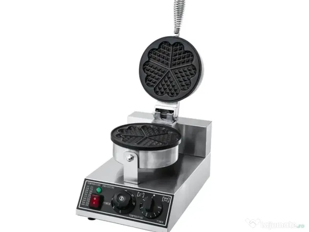 Aparat profesional pentru vafe belgiene – 8 bucati - inimi