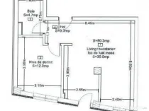 Apartament 2 camere, 50 mp, bloc nou, zona Corneliu Coposu