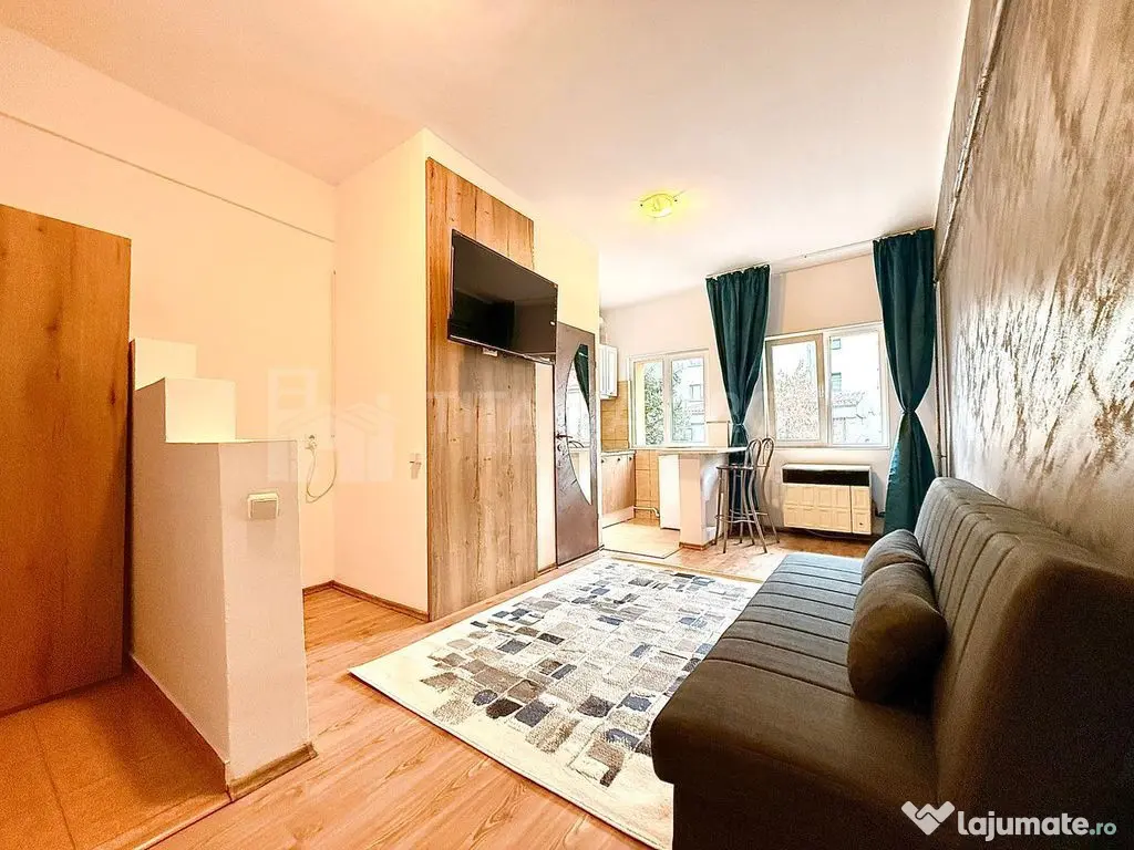 Garsoniera cocheta, mobilata si utilata - langa Afi Mall