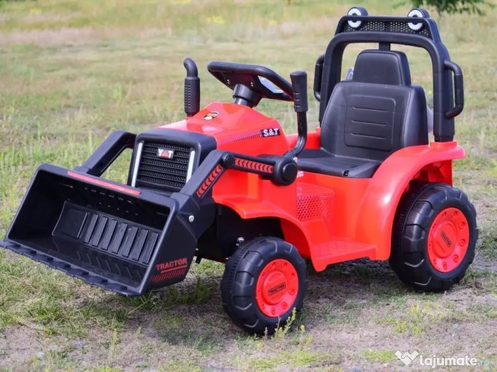 Excavator electric Kinderauto BJYT1066 60W 6V cu telecomanda RED
