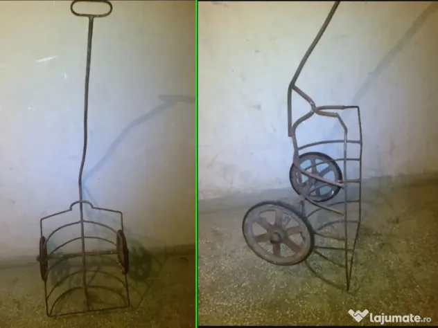Carut transport butelie aragaz roti aluminiu