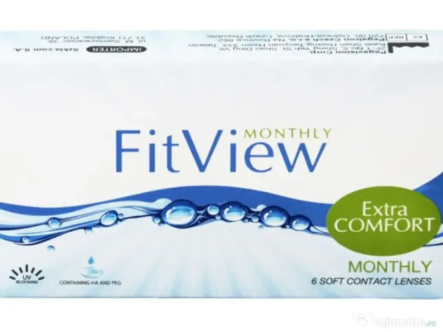 Lentile de contact FitView Monthly 6 buc. – Claritate și confort pentru fiecare lună